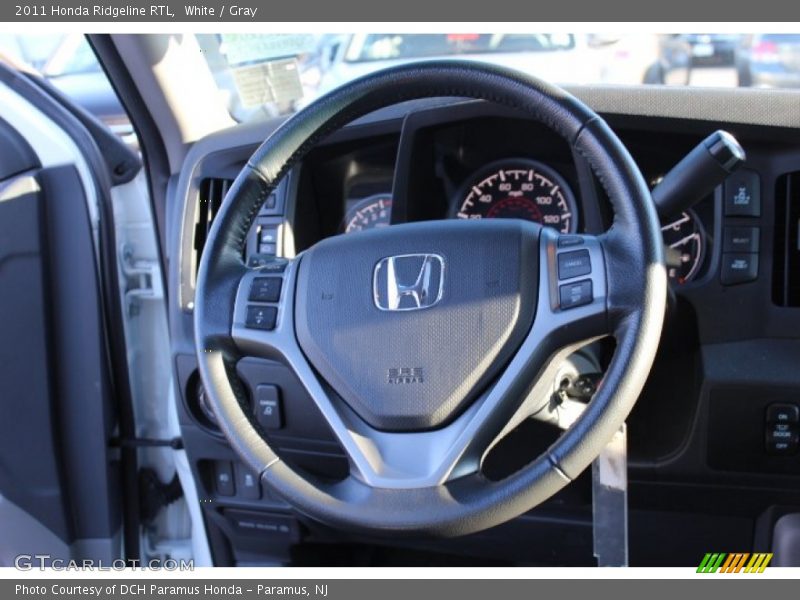 White / Gray 2011 Honda Ridgeline RTL