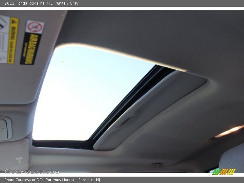 White / Gray 2011 Honda Ridgeline RTL