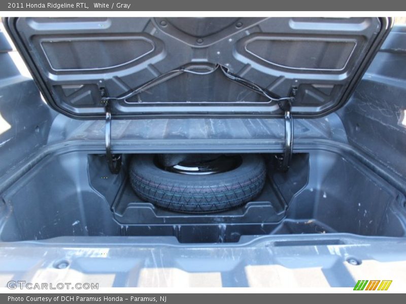 White / Gray 2011 Honda Ridgeline RTL