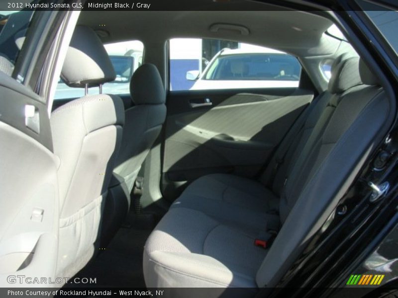 Midnight Black / Gray 2012 Hyundai Sonata GLS