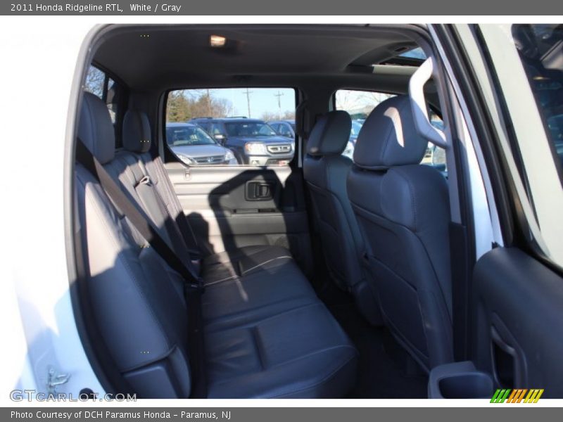 White / Gray 2011 Honda Ridgeline RTL