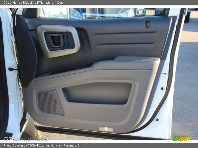 White / Gray 2011 Honda Ridgeline RTL