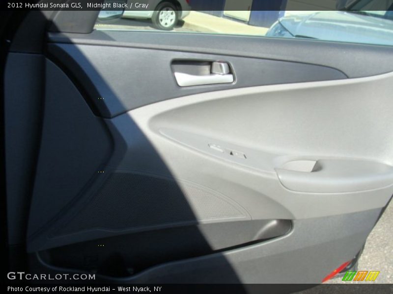Midnight Black / Gray 2012 Hyundai Sonata GLS
