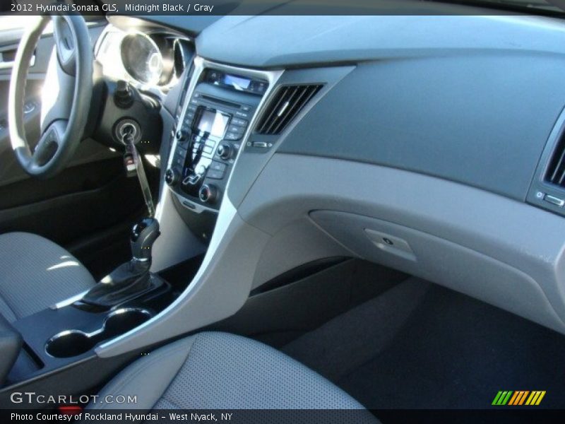 Midnight Black / Gray 2012 Hyundai Sonata GLS