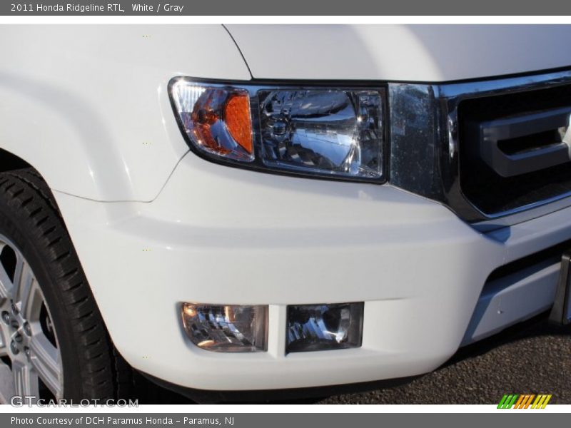 White / Gray 2011 Honda Ridgeline RTL