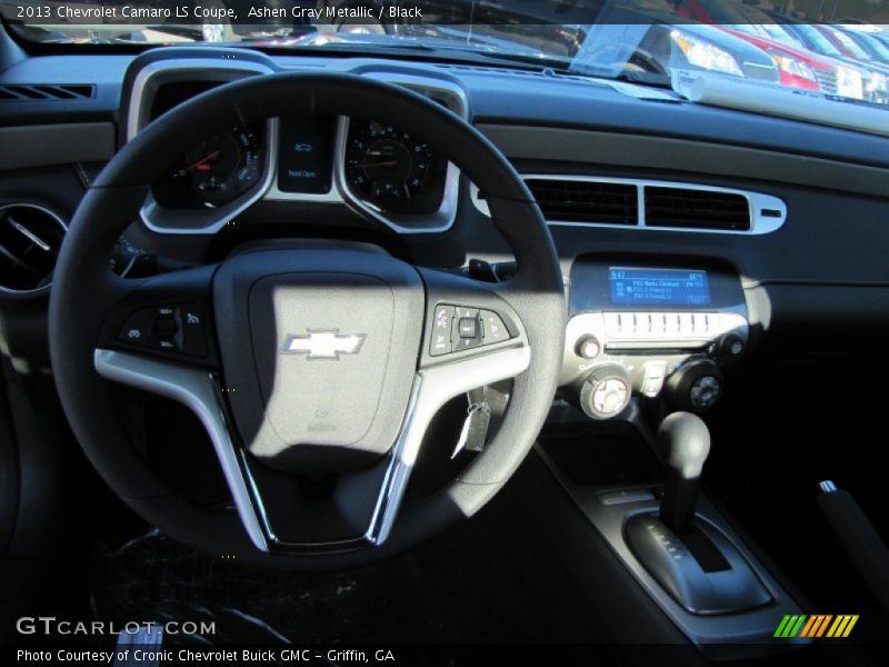 Ashen Gray Metallic / Black 2013 Chevrolet Camaro LS Coupe