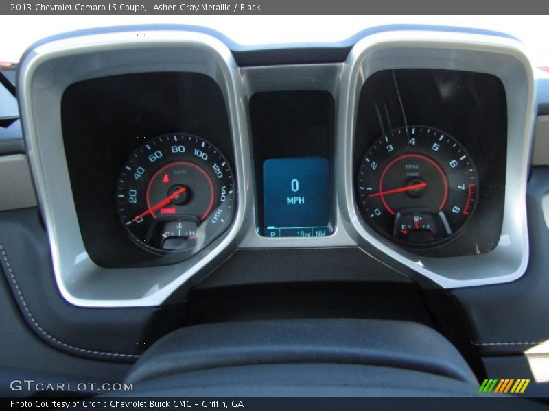Ashen Gray Metallic / Black 2013 Chevrolet Camaro LS Coupe