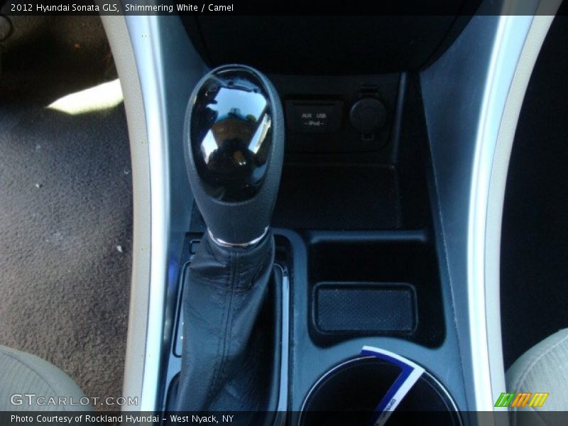 Shimmering White / Camel 2012 Hyundai Sonata GLS