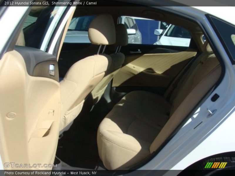 Shimmering White / Camel 2012 Hyundai Sonata GLS