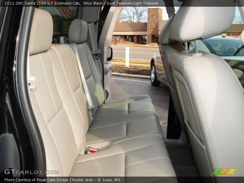 Onyx Black / Dark Titanium/Light Titanium 2011 GMC Sierra 1500 SLT Extended Cab