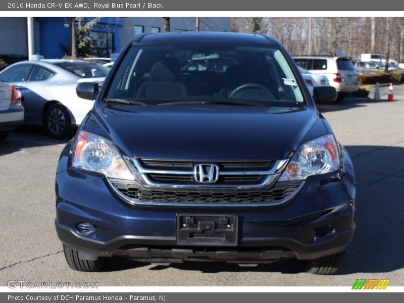 Royal Blue Pearl / Black 2010 Honda CR-V EX AWD