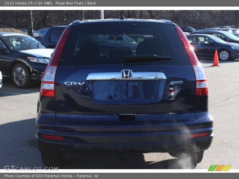 Royal Blue Pearl / Black 2010 Honda CR-V EX AWD