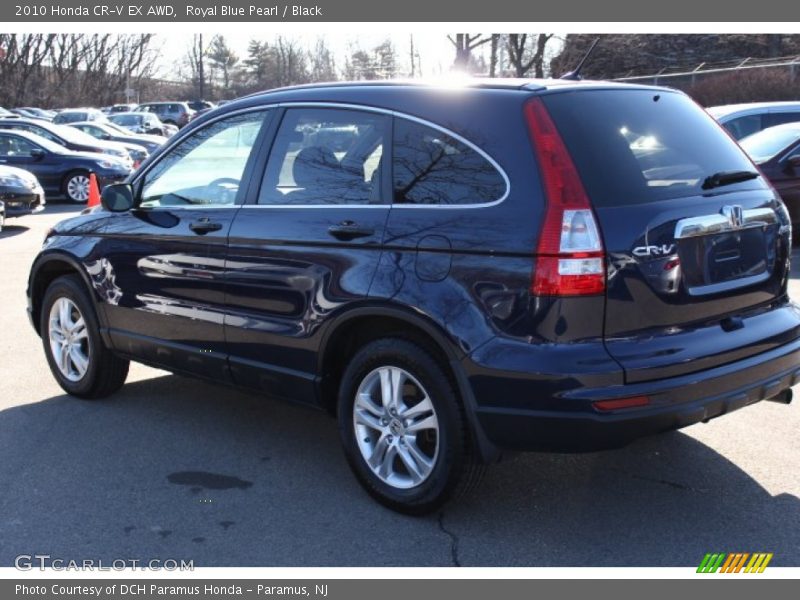 Royal Blue Pearl / Black 2010 Honda CR-V EX AWD