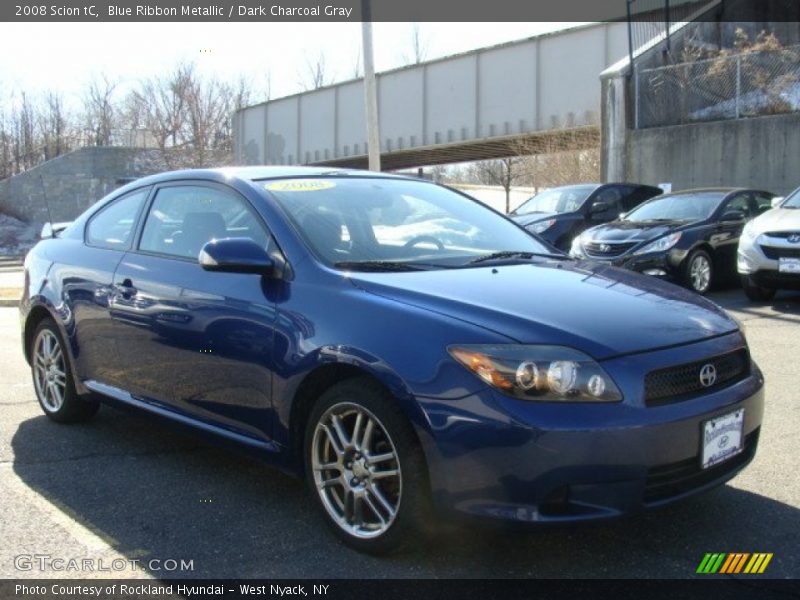Blue Ribbon Metallic / Dark Charcoal Gray 2008 Scion tC