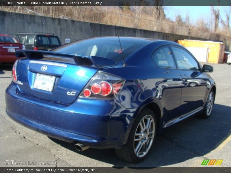 Blue Ribbon Metallic / Dark Charcoal Gray 2008 Scion tC