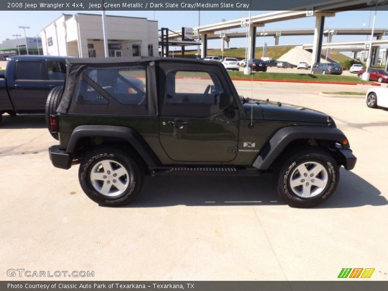 Jeep Green Metallic / Dark Slate Gray/Medium Slate Gray 2008 Jeep Wrangler X 4x4