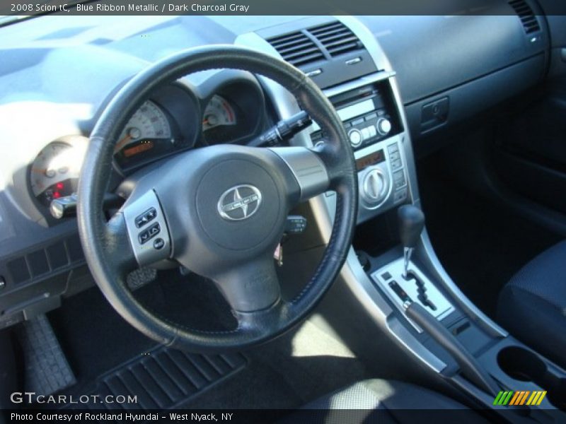 Blue Ribbon Metallic / Dark Charcoal Gray 2008 Scion tC