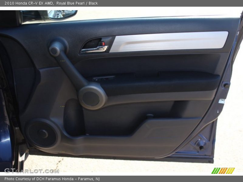 Royal Blue Pearl / Black 2010 Honda CR-V EX AWD
