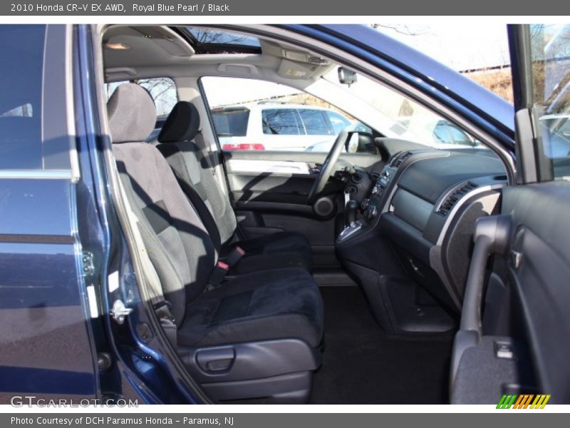 Royal Blue Pearl / Black 2010 Honda CR-V EX AWD