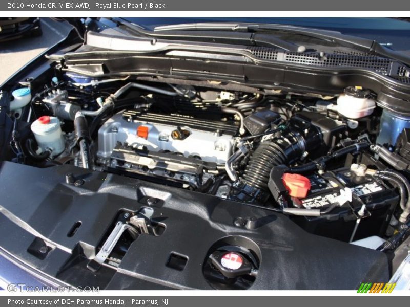 Royal Blue Pearl / Black 2010 Honda CR-V EX AWD