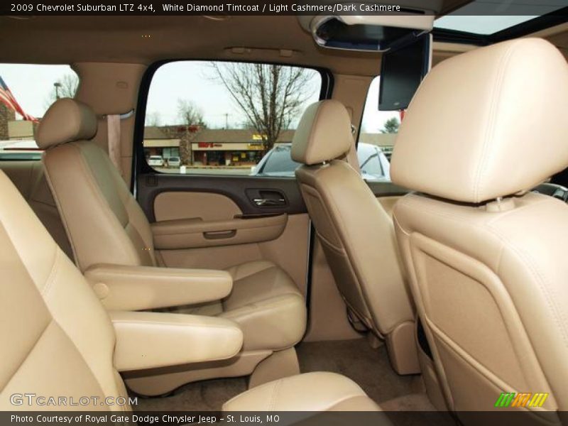 White Diamond Tintcoat / Light Cashmere/Dark Cashmere 2009 Chevrolet Suburban LTZ 4x4