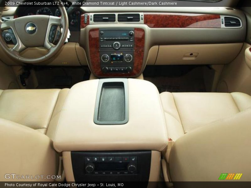 White Diamond Tintcoat / Light Cashmere/Dark Cashmere 2009 Chevrolet Suburban LTZ 4x4