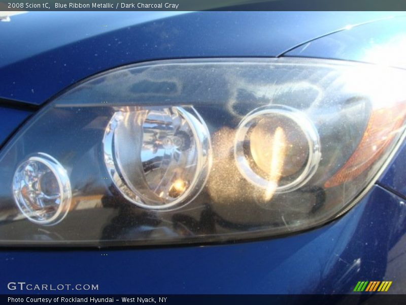 Blue Ribbon Metallic / Dark Charcoal Gray 2008 Scion tC