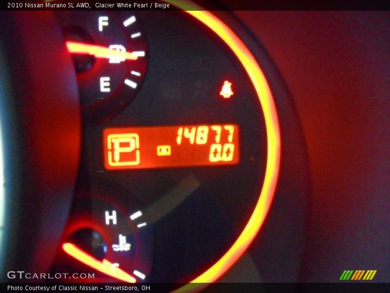 Glacier White Pearl / Beige 2010 Nissan Murano SL AWD