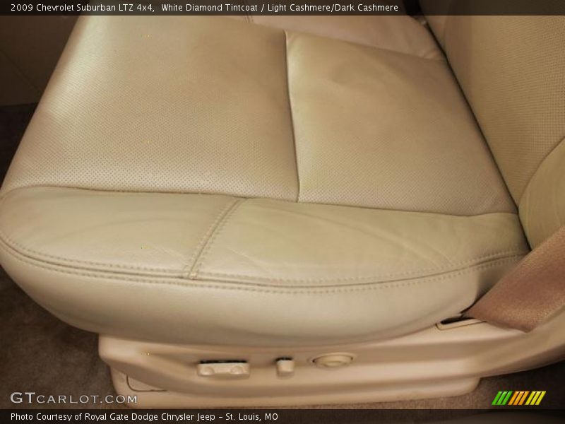 White Diamond Tintcoat / Light Cashmere/Dark Cashmere 2009 Chevrolet Suburban LTZ 4x4