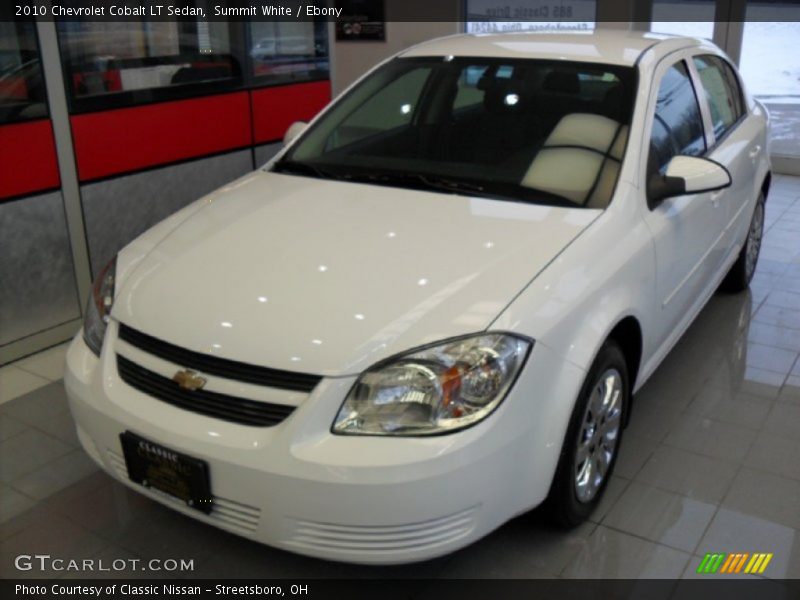 Summit White / Ebony 2010 Chevrolet Cobalt LT Sedan