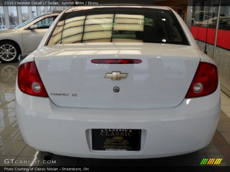 Summit White / Ebony 2010 Chevrolet Cobalt LT Sedan