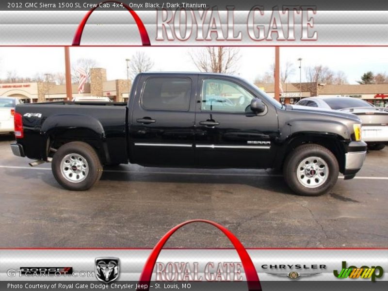 Onyx Black / Dark Titanium 2012 GMC Sierra 1500 SL Crew Cab 4x4