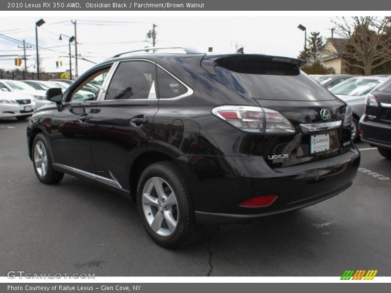 Obsidian Black / Parchment/Brown Walnut 2010 Lexus RX 350 AWD