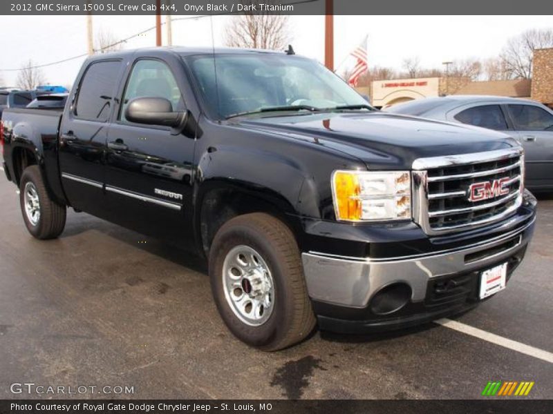 Onyx Black / Dark Titanium 2012 GMC Sierra 1500 SL Crew Cab 4x4
