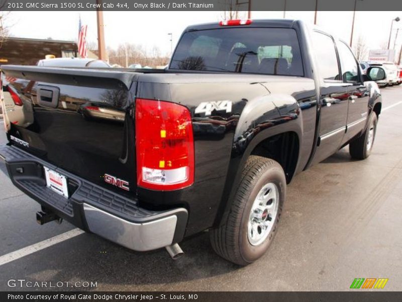 Onyx Black / Dark Titanium 2012 GMC Sierra 1500 SL Crew Cab 4x4