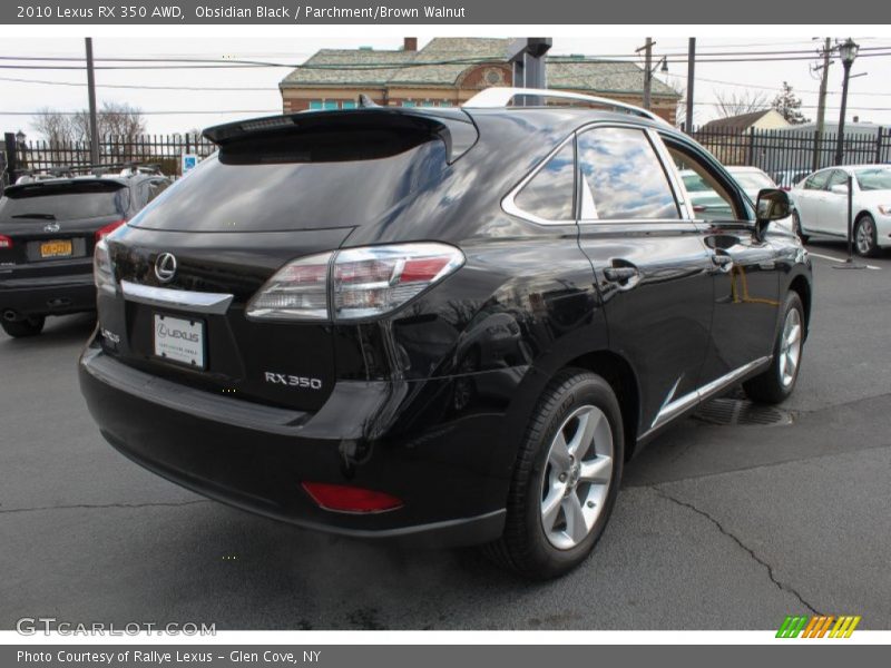 Obsidian Black / Parchment/Brown Walnut 2010 Lexus RX 350 AWD