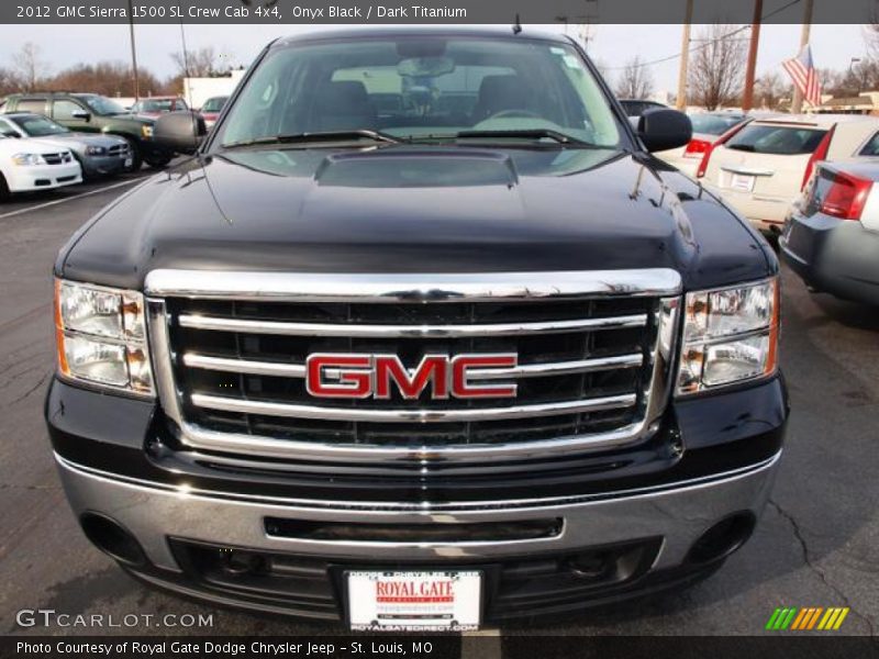 Onyx Black / Dark Titanium 2012 GMC Sierra 1500 SL Crew Cab 4x4