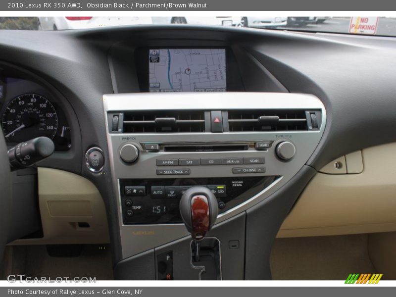 Obsidian Black / Parchment/Brown Walnut 2010 Lexus RX 350 AWD