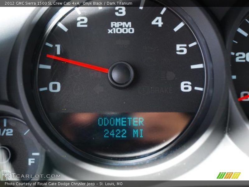 Onyx Black / Dark Titanium 2012 GMC Sierra 1500 SL Crew Cab 4x4