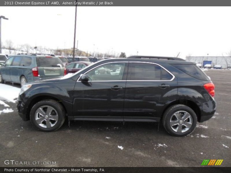 Ashen Gray Metallic / Jet Black 2013 Chevrolet Equinox LT AWD