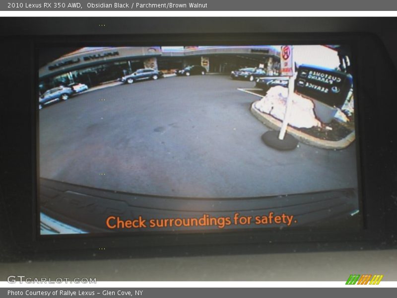 Obsidian Black / Parchment/Brown Walnut 2010 Lexus RX 350 AWD