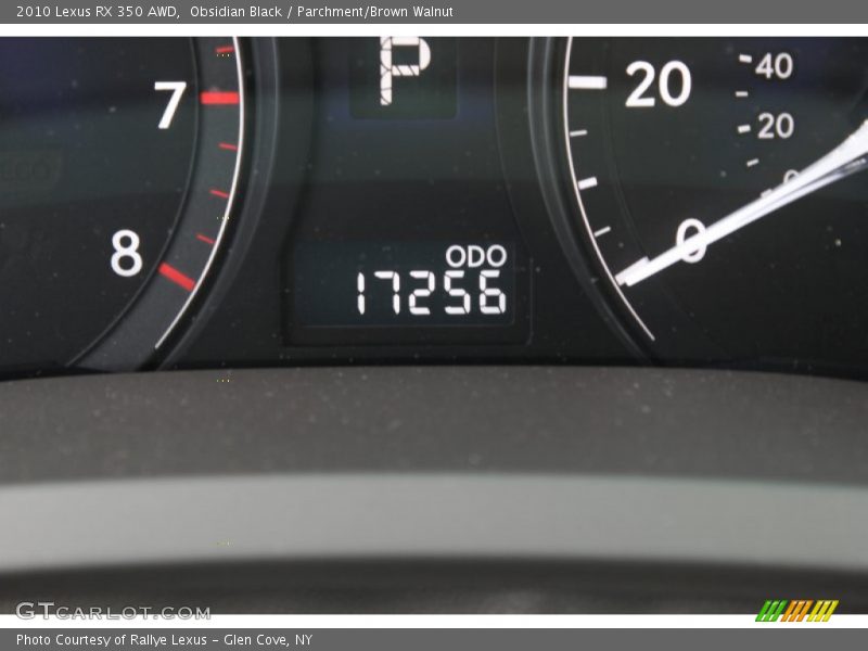 Obsidian Black / Parchment/Brown Walnut 2010 Lexus RX 350 AWD