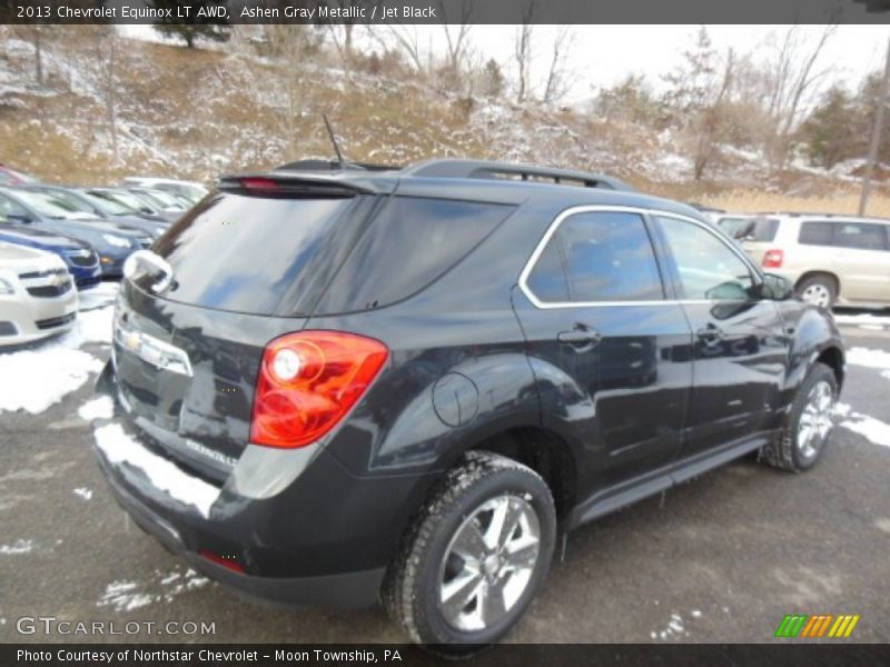 Ashen Gray Metallic / Jet Black 2013 Chevrolet Equinox LT AWD
