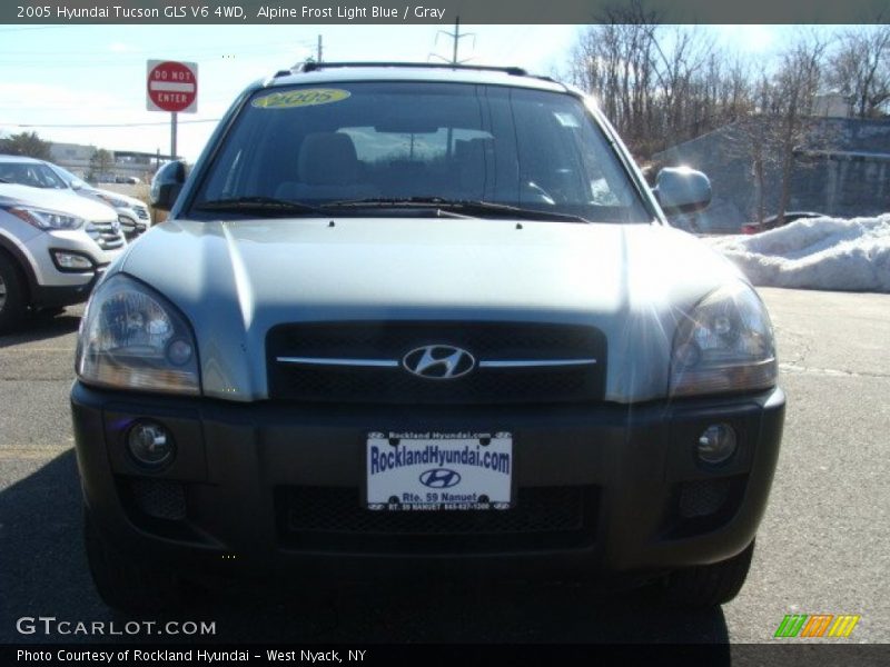 Alpine Frost Light Blue / Gray 2005 Hyundai Tucson GLS V6 4WD