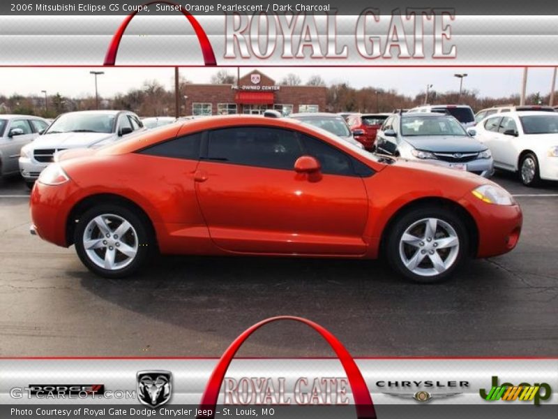 Sunset Orange Pearlescent / Dark Charcoal 2006 Mitsubishi Eclipse GS Coupe