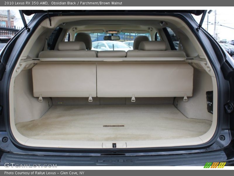 Obsidian Black / Parchment/Brown Walnut 2010 Lexus RX 350 AWD