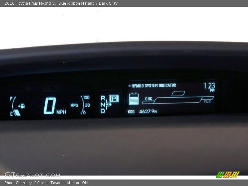  2010 Prius Hybrid V Hybrid V Gauges