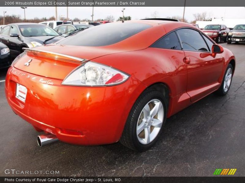 Sunset Orange Pearlescent / Dark Charcoal 2006 Mitsubishi Eclipse GS Coupe