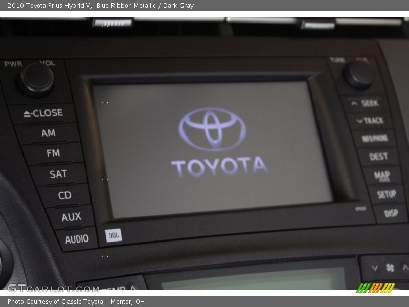 Blue Ribbon Metallic / Dark Gray 2010 Toyota Prius Hybrid V