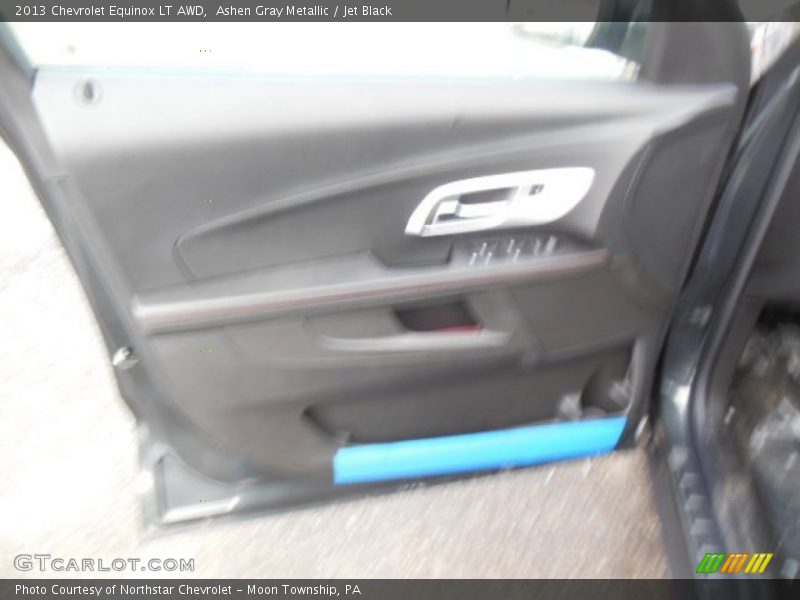 Ashen Gray Metallic / Jet Black 2013 Chevrolet Equinox LT AWD